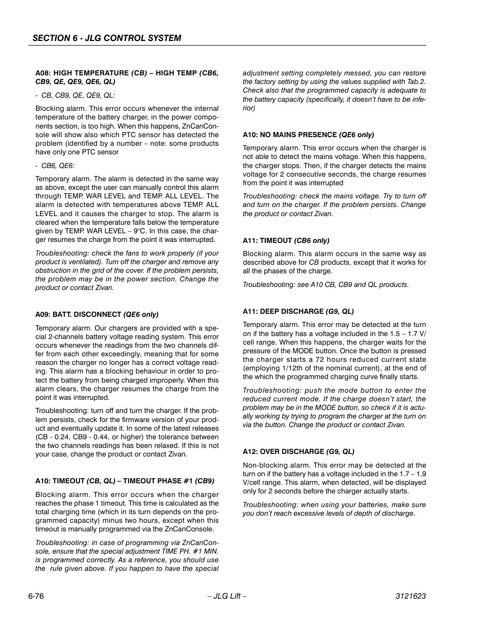 JLG X20JP - X600AJ Service Manual User Manual | Page 292 / 385