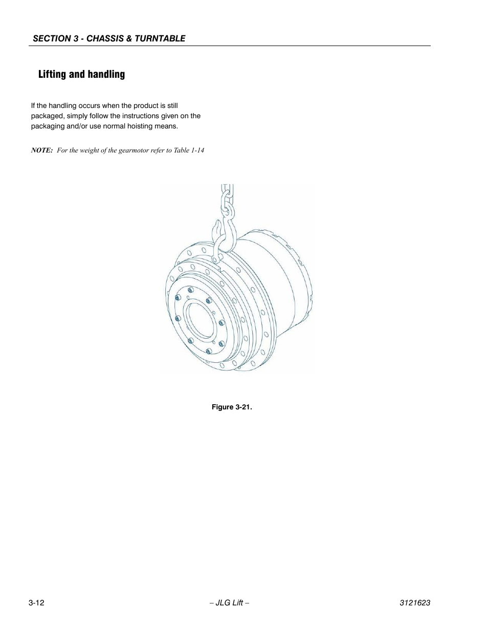 Lifting and handling | JLG X20JP - X600AJ Service Manual User Manual | Page 36 / 385