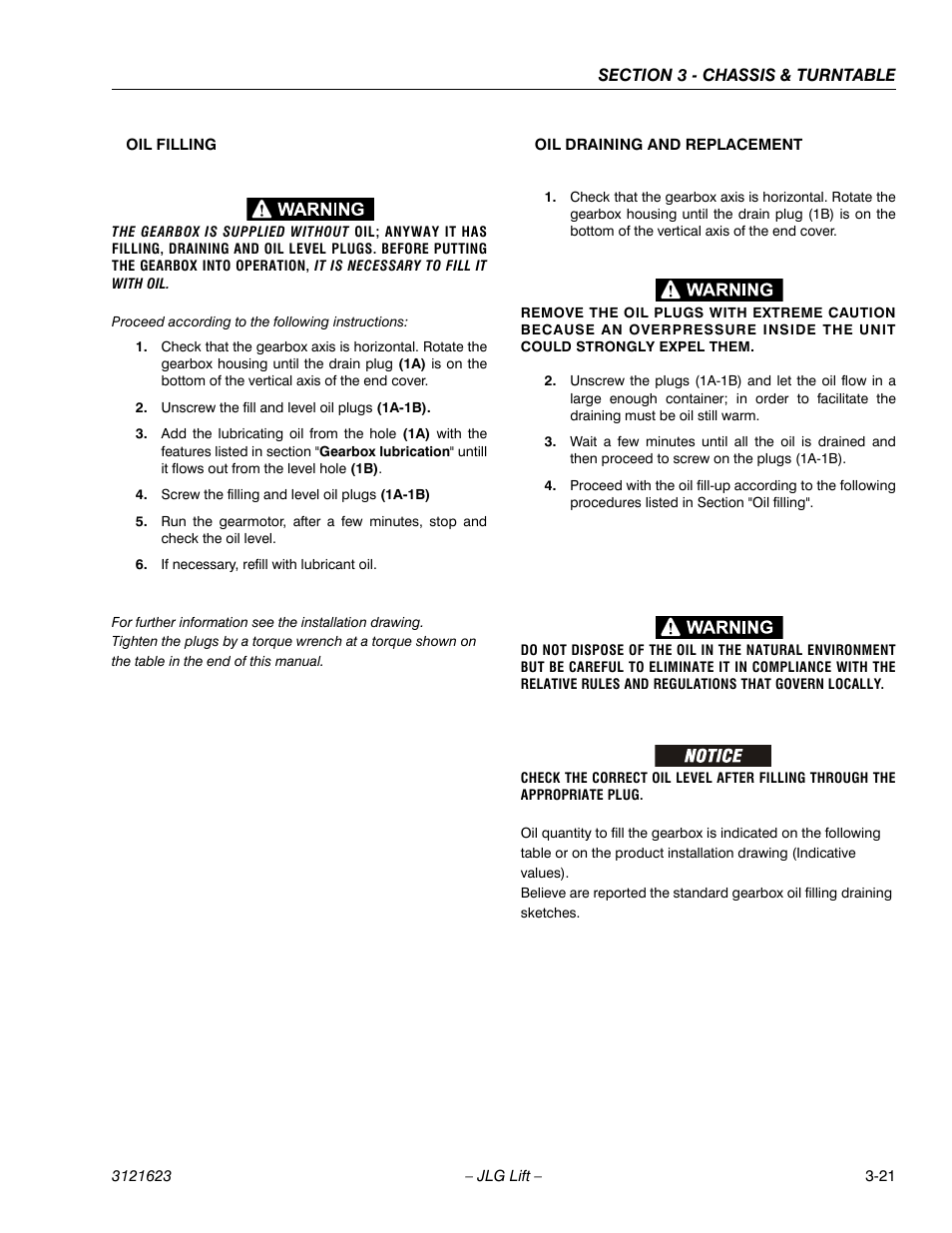 JLG X20JP - X600AJ Service Manual User Manual | Page 45 / 385