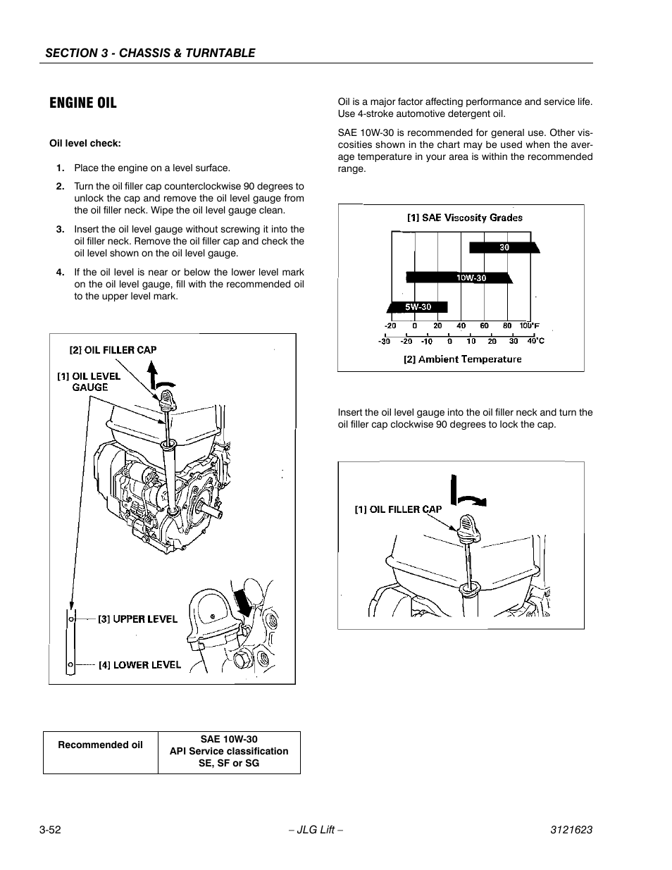Engine oil | JLG X20JP - X600AJ Service Manual User Manual | Page 76 / 385
