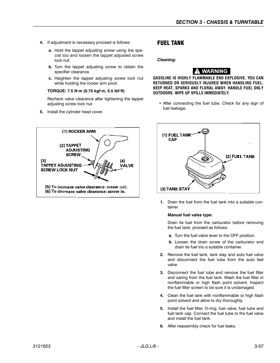 Fuel tank | JLG X20JP - X600AJ Service Manual User Manual | Page 81 / 385