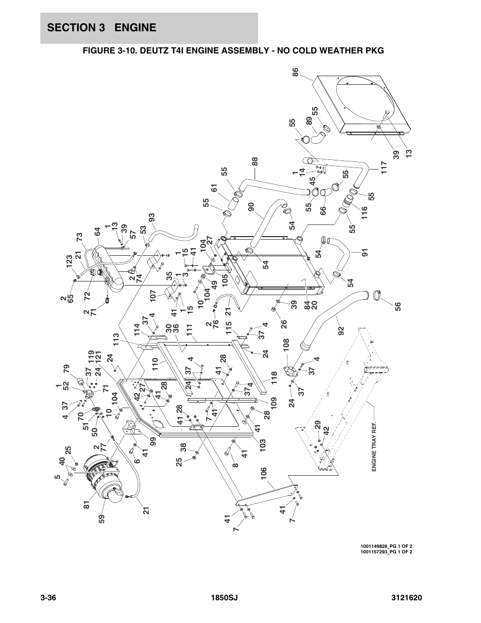JLG 1850SJ Parts Manual User Manual | Page 128 / 468