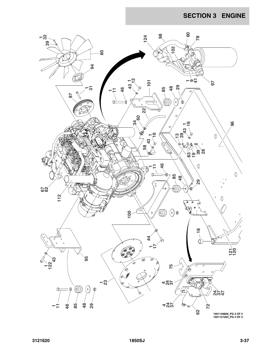 JLG 1850SJ Parts Manual User Manual | Page 129 / 468