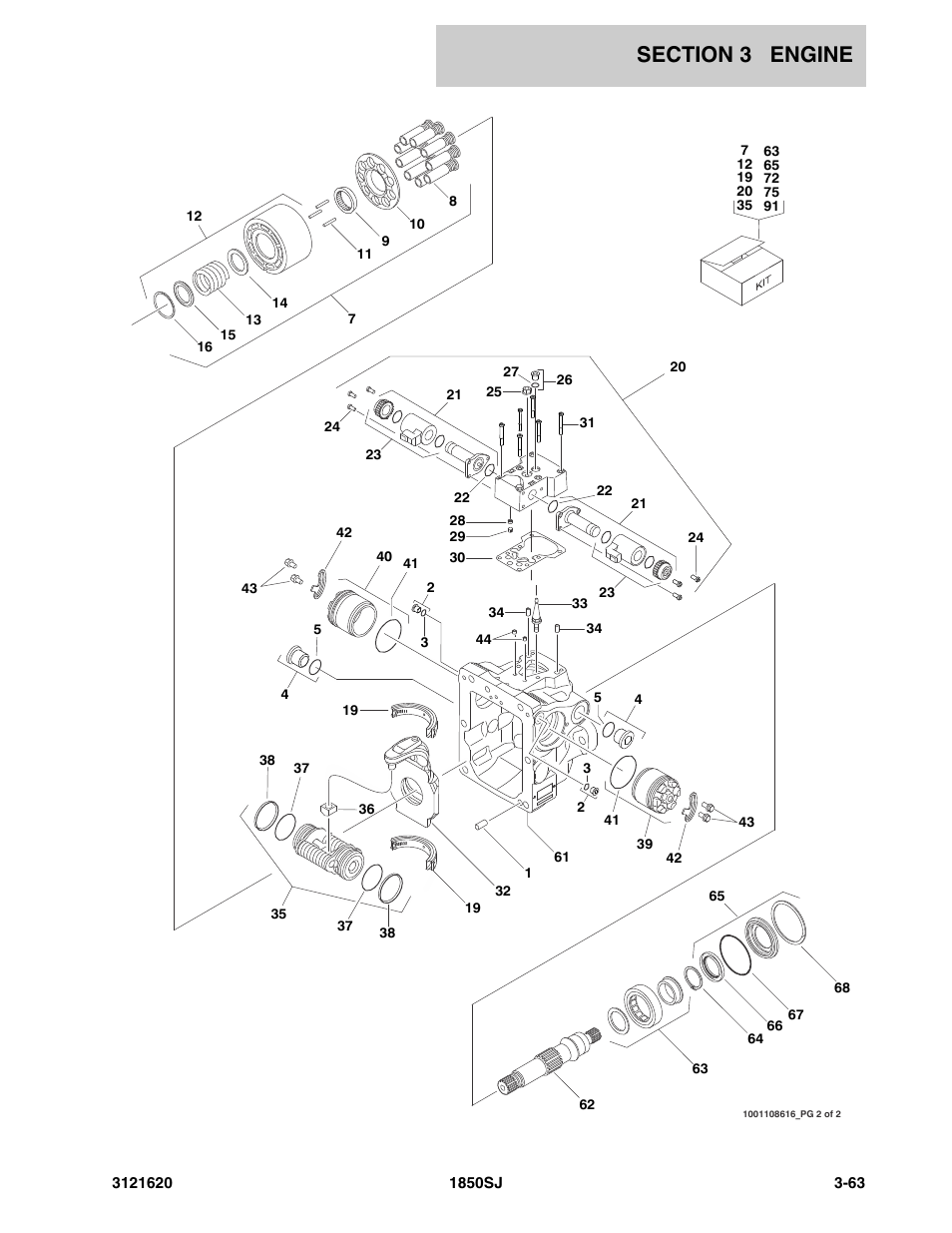 JLG 1850SJ Parts Manual User Manual | Page 155 / 468
