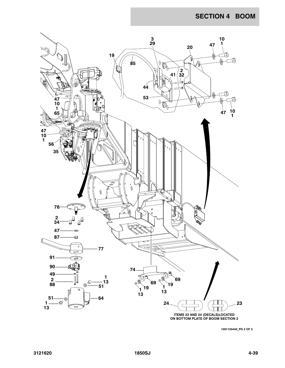 JLG 1850SJ Parts Manual User Manual | Page 207 / 468