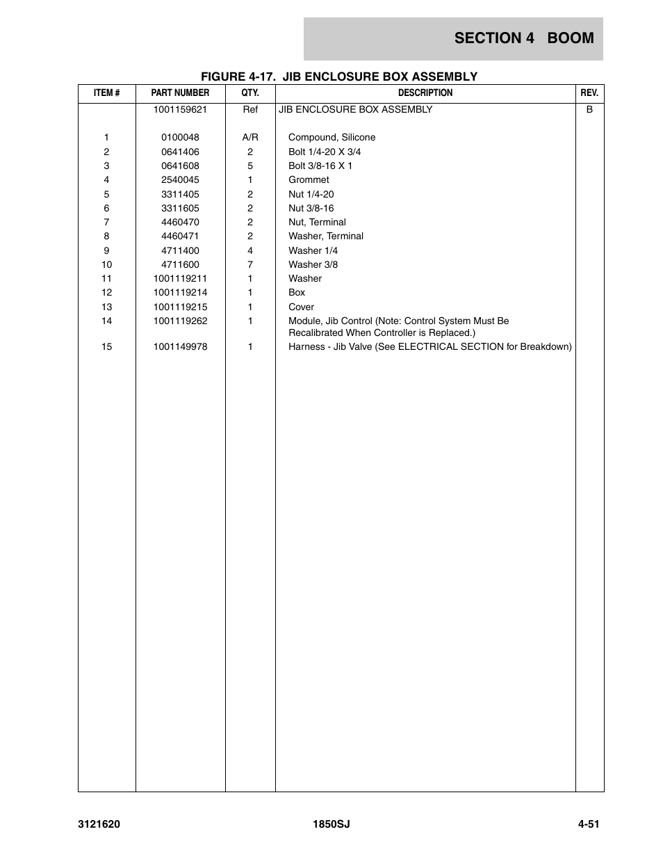 JLG 1850SJ Parts Manual User Manual | Page 219 / 468