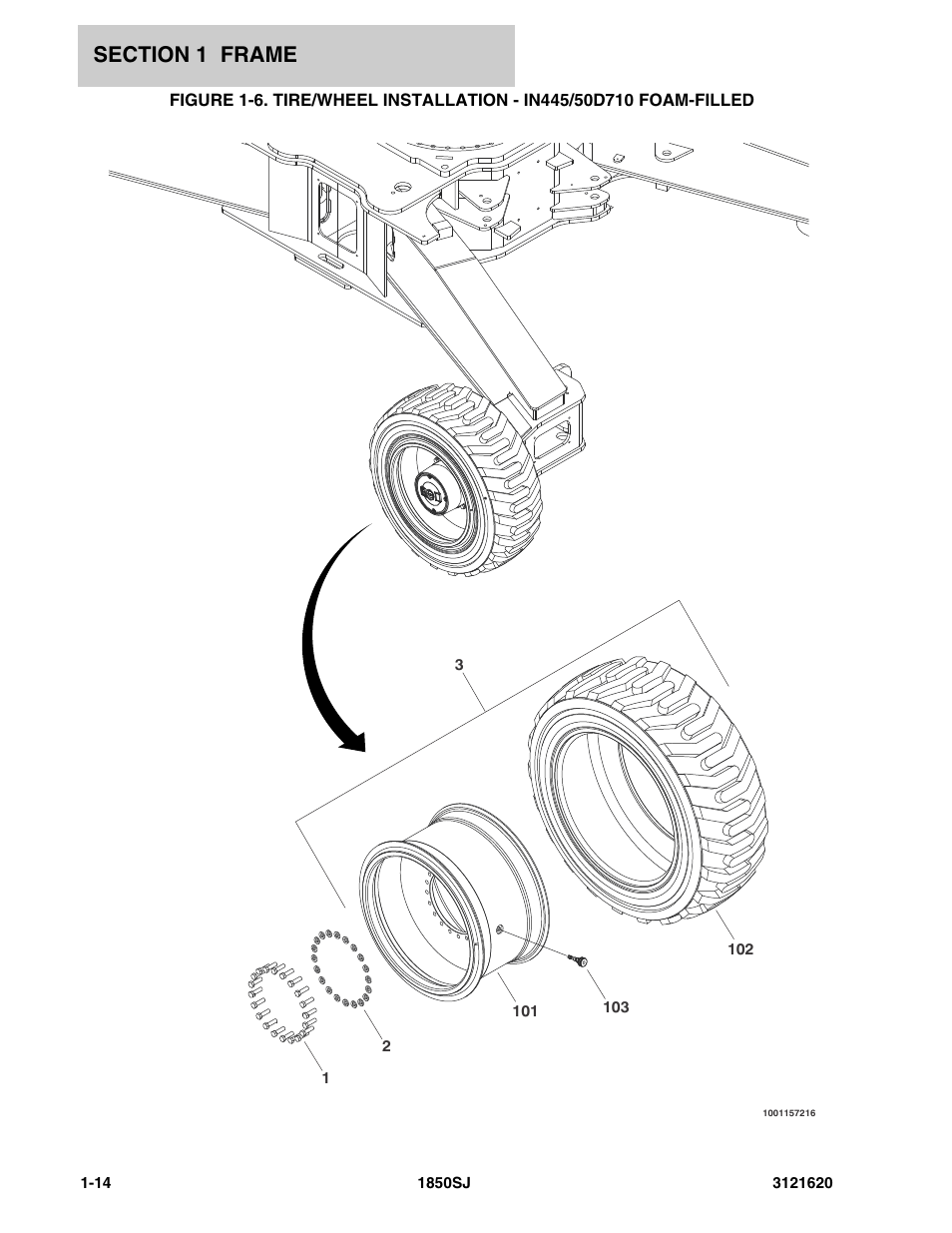 Tire | JLG 1850SJ Parts Manual User Manual | Page 24 / 468