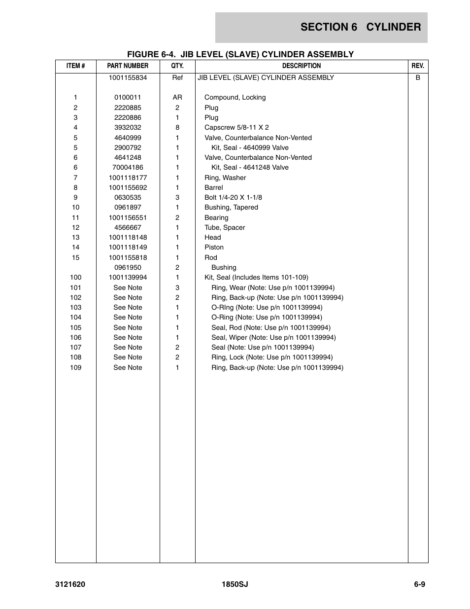 JLG 1850SJ Parts Manual User Manual | Page 259 / 468