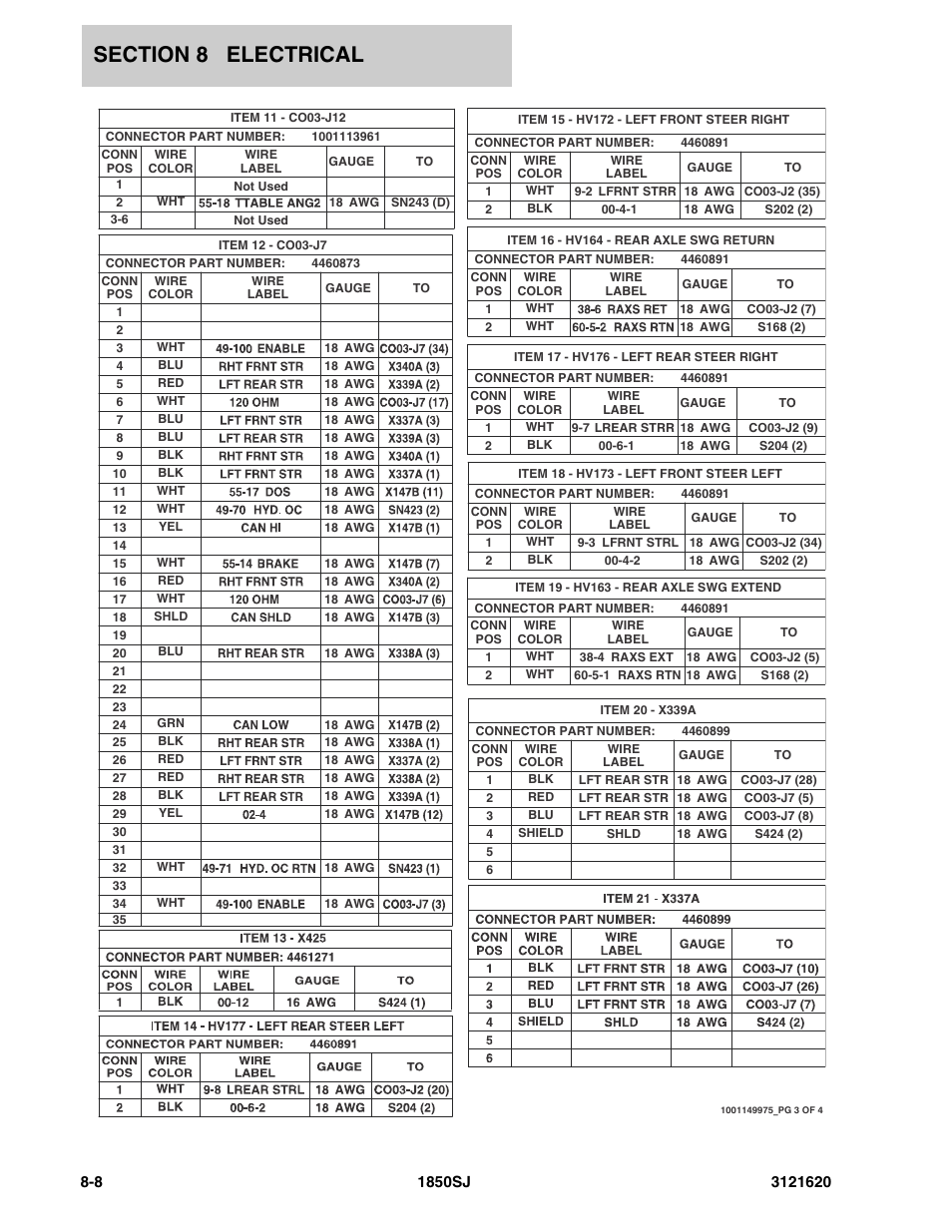 JLG 1850SJ Parts Manual User Manual | Page 290 / 468