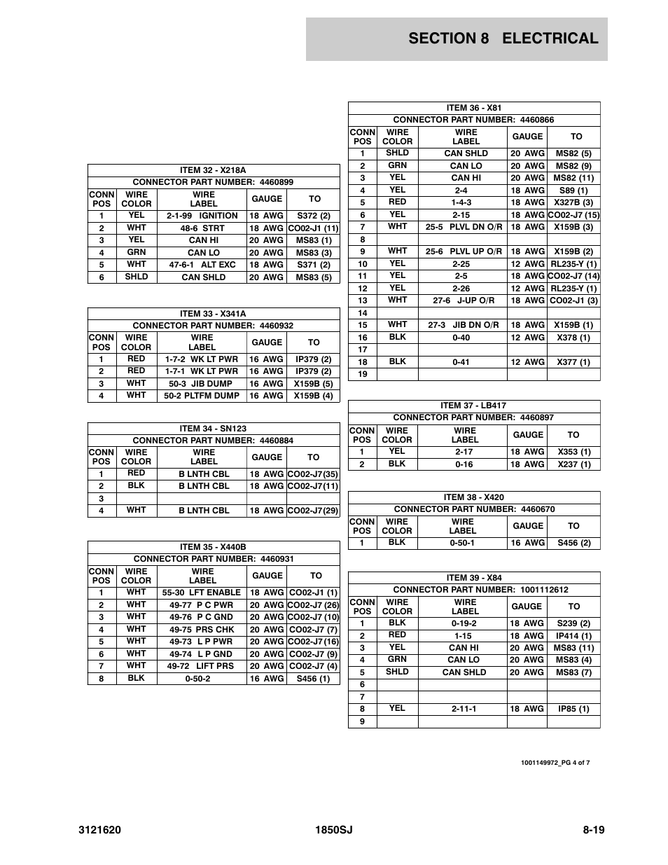 JLG 1850SJ Parts Manual User Manual | Page 301 / 468