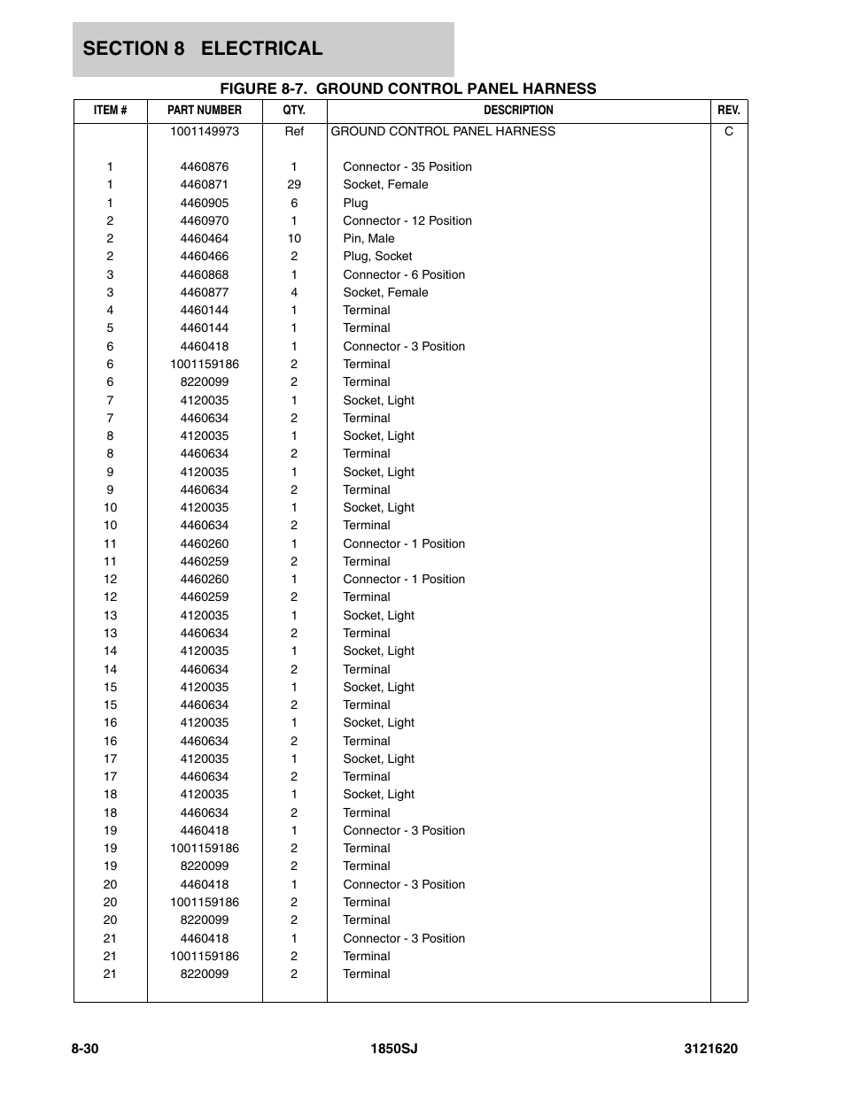 JLG 1850SJ Parts Manual User Manual | Page 312 / 468