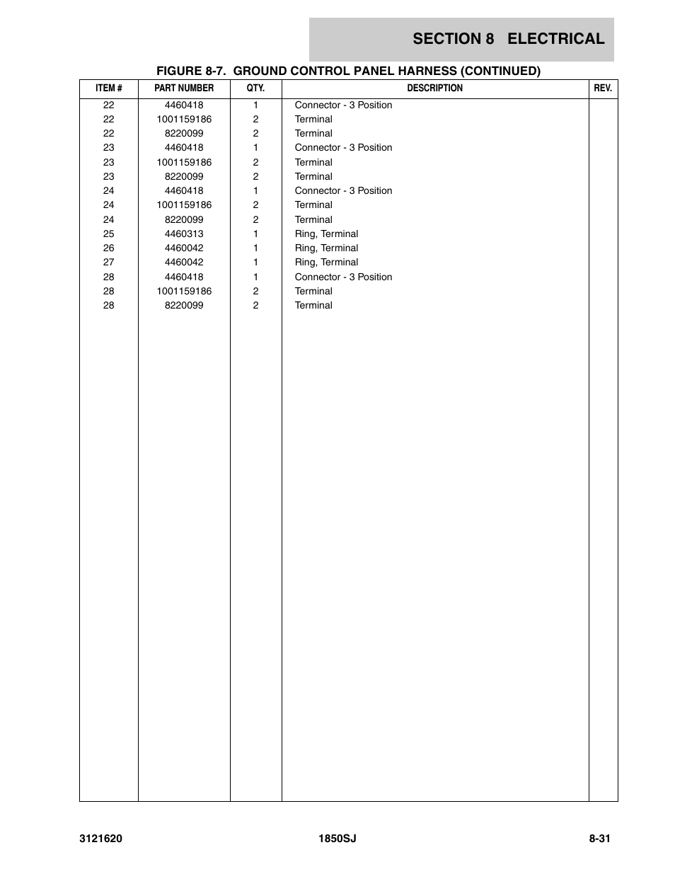 JLG 1850SJ Parts Manual User Manual | Page 313 / 468