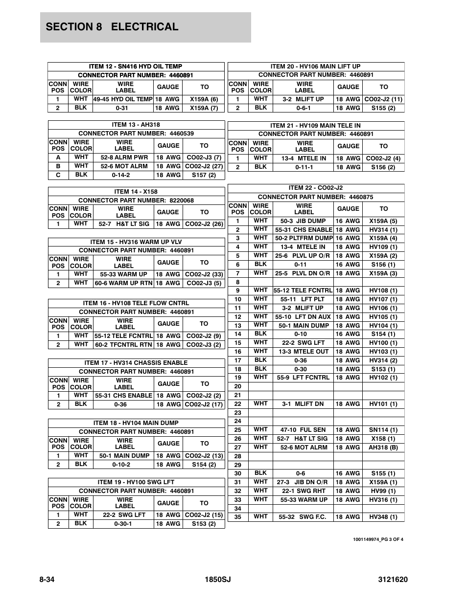 JLG 1850SJ Parts Manual User Manual | Page 316 / 468