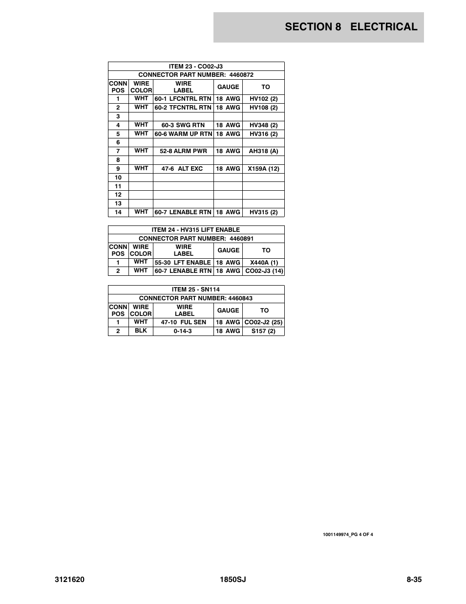 JLG 1850SJ Parts Manual User Manual | Page 317 / 468