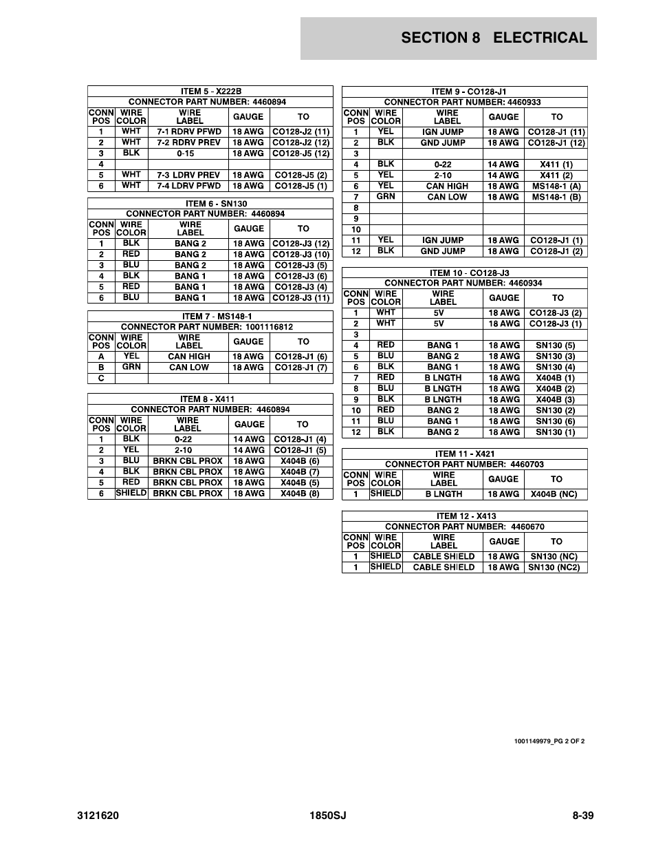 JLG 1850SJ Parts Manual User Manual | Page 321 / 468