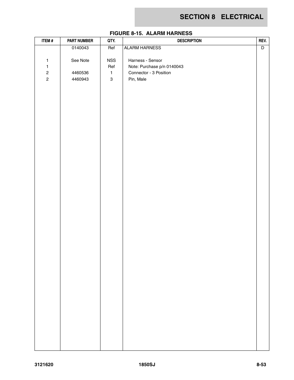 JLG 1850SJ Parts Manual User Manual | Page 335 / 468
