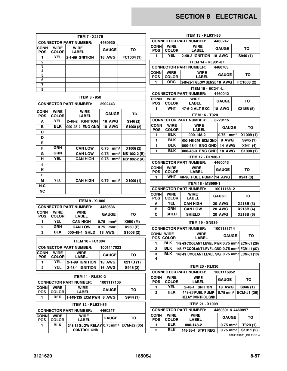 JLG 1850SJ Parts Manual User Manual | Page 339 / 468