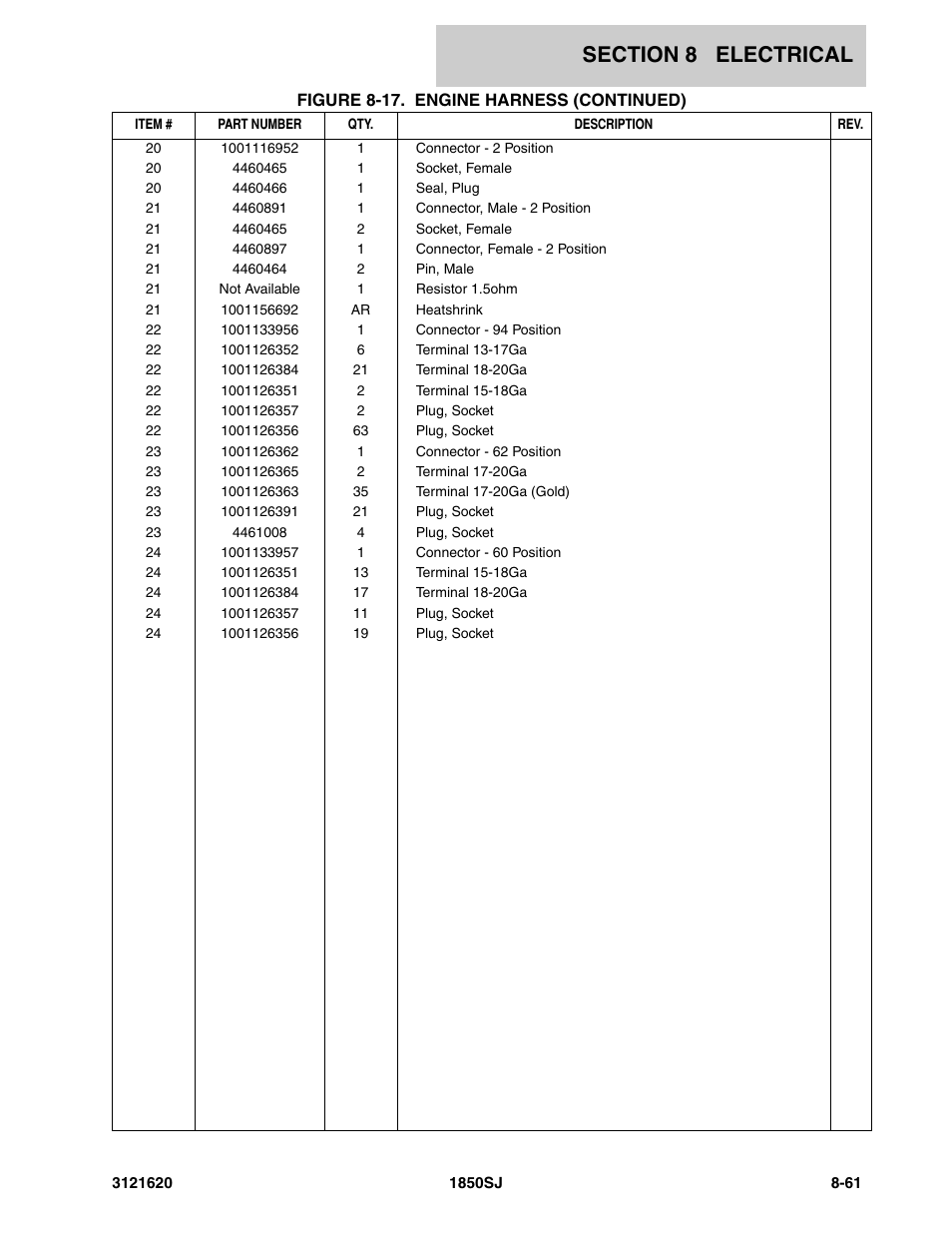JLG 1850SJ Parts Manual User Manual | Page 343 / 468