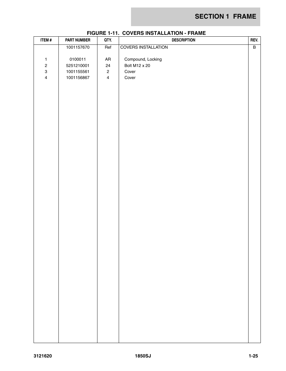 JLG 1850SJ Parts Manual User Manual | Page 35 / 468