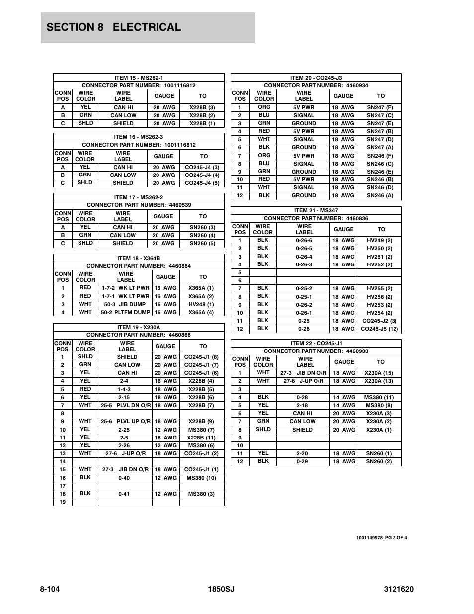JLG 1850SJ Parts Manual User Manual | Page 386 / 468