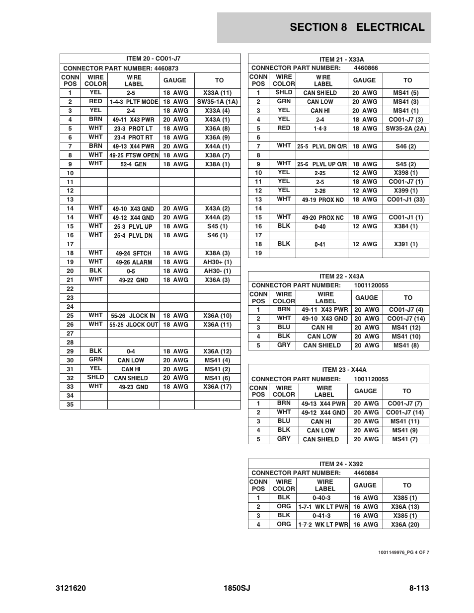 JLG 1850SJ Parts Manual User Manual | Page 395 / 468