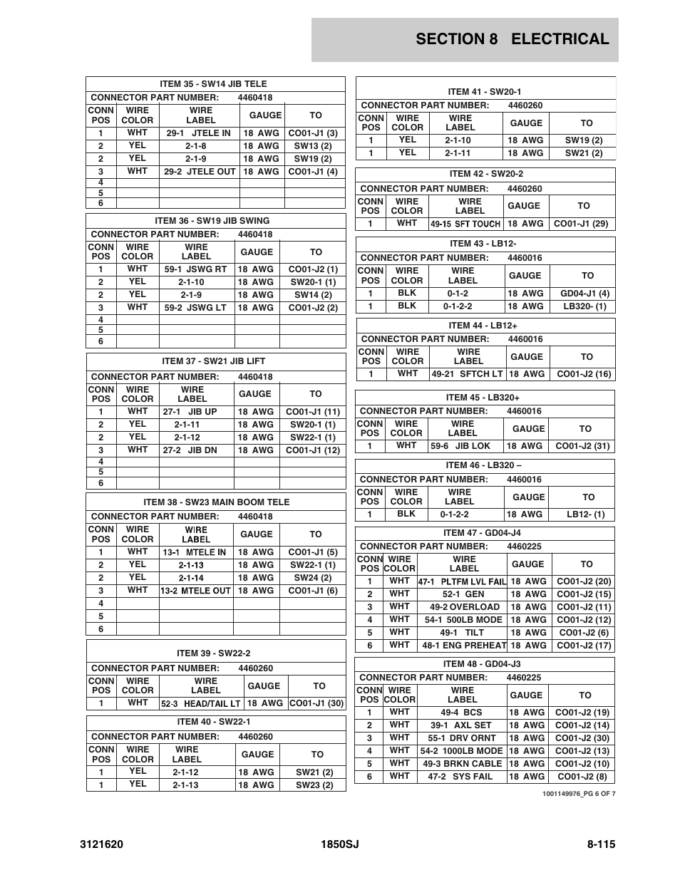 JLG 1850SJ Parts Manual User Manual | Page 397 / 468