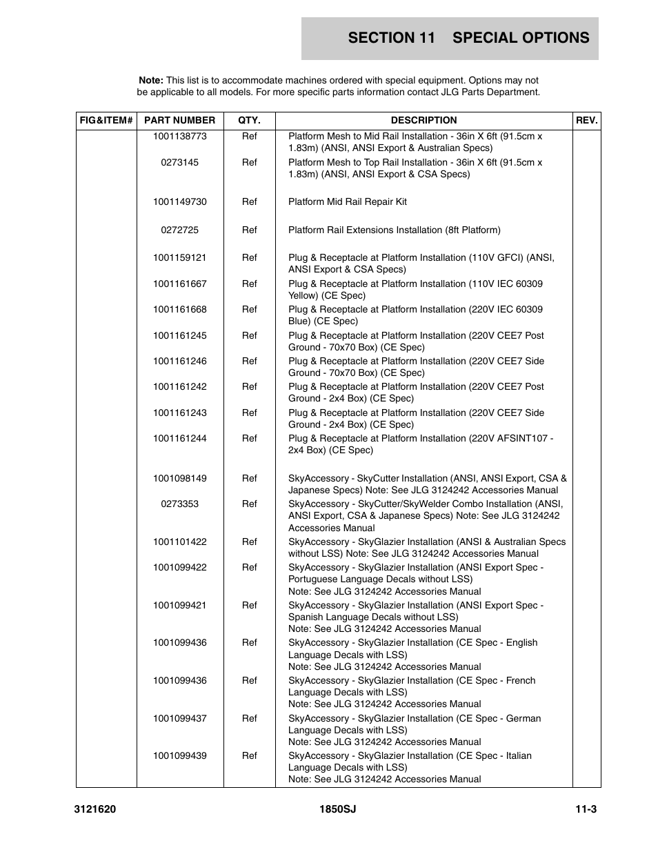 JLG 1850SJ Parts Manual User Manual | Page 453 / 468