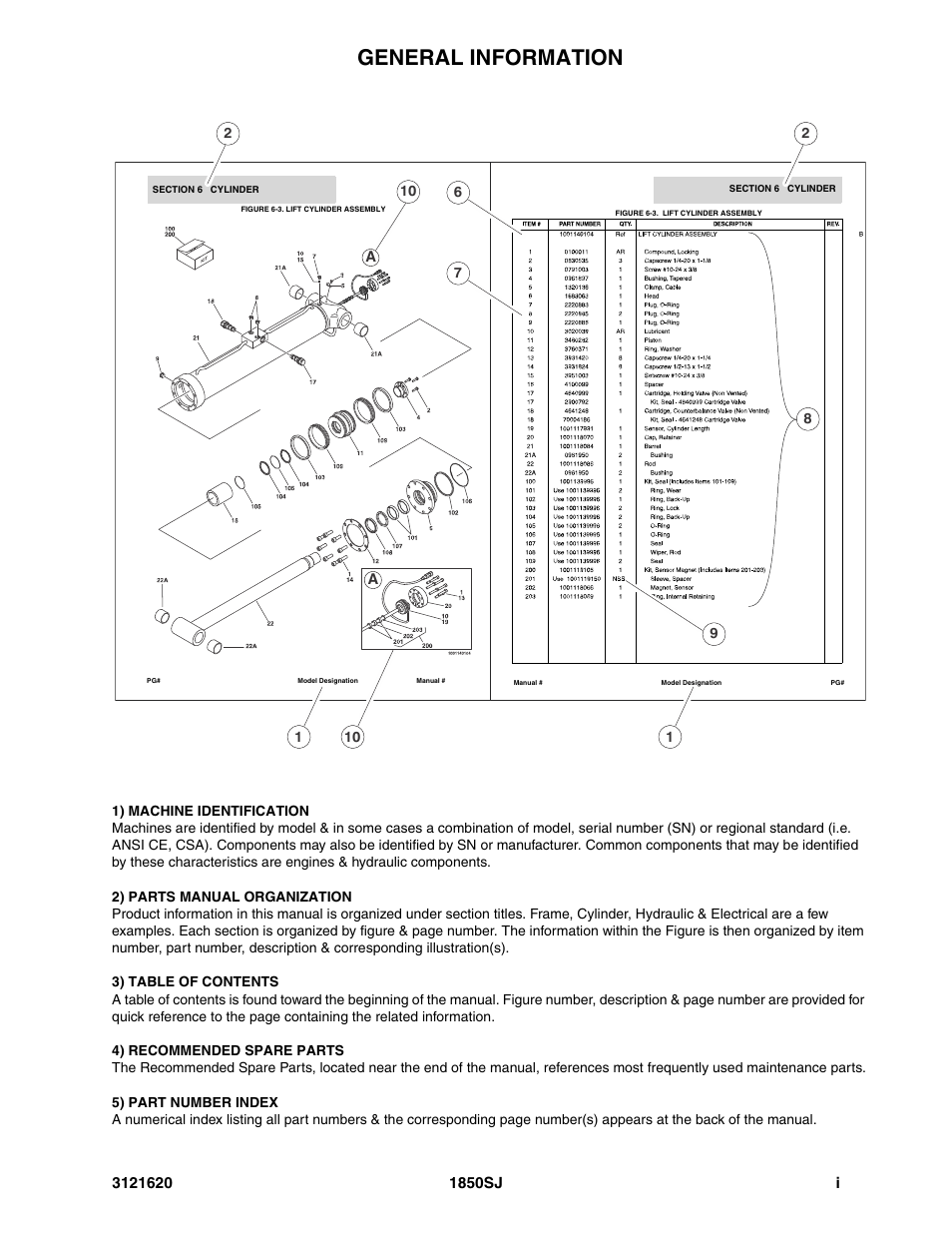General information | JLG 1850SJ Parts Manual User Manual | Page 5 / 468