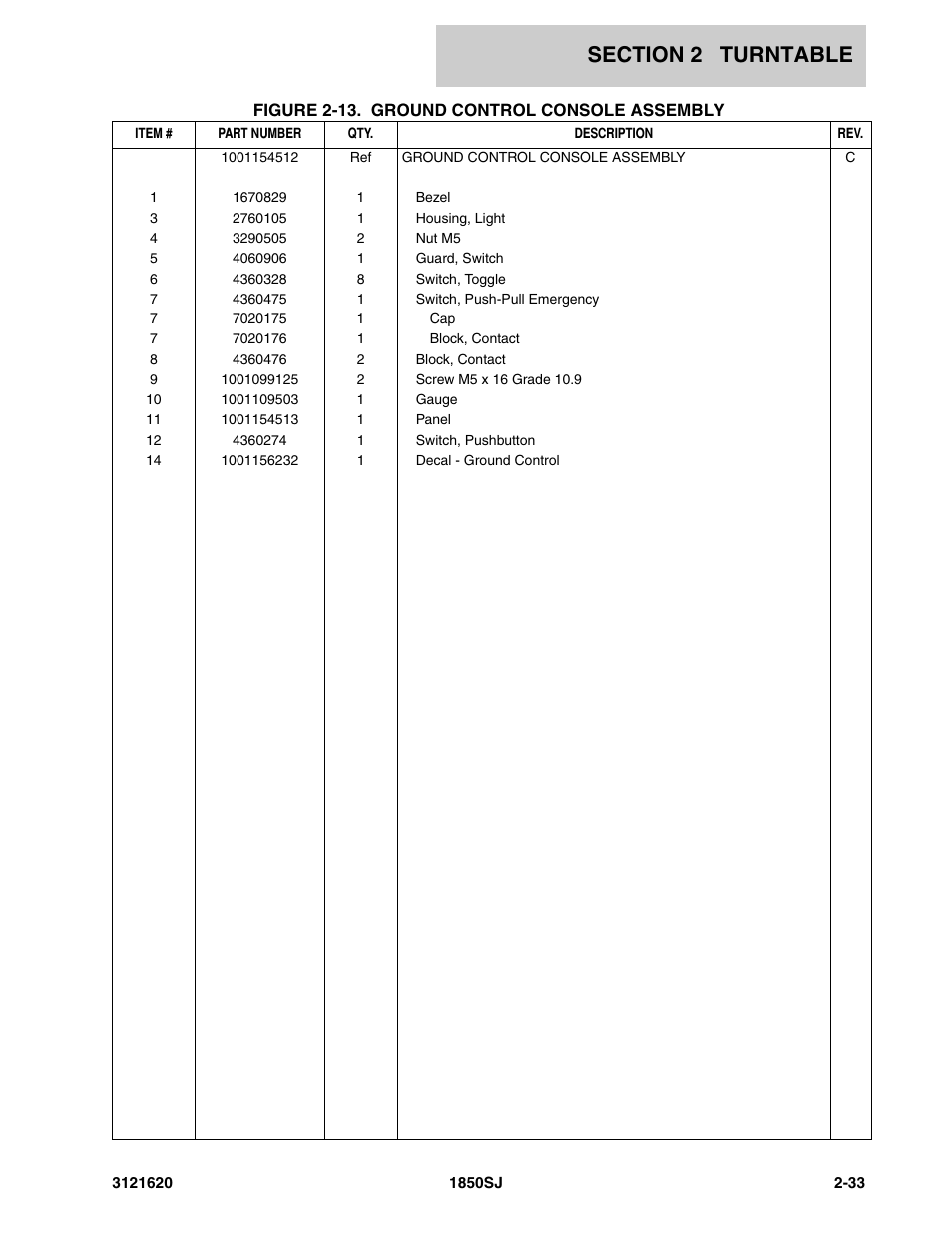 JLG 1850SJ Parts Manual User Manual | Page 69 / 468