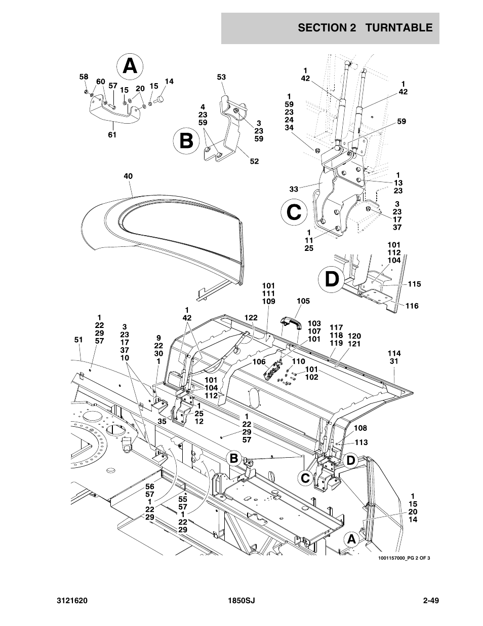 JLG 1850SJ Parts Manual User Manual | Page 85 / 468