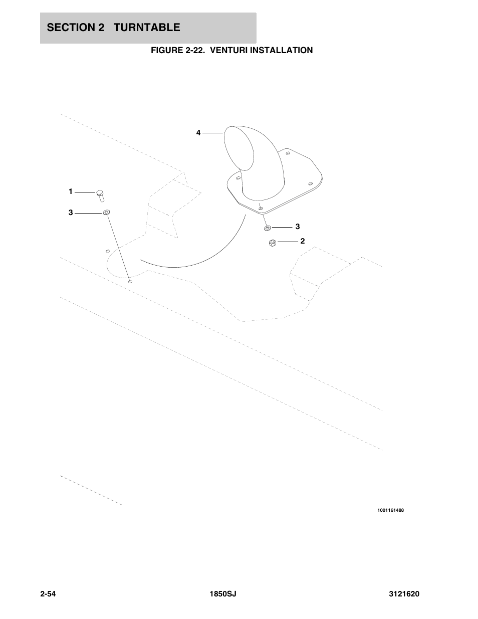 Figure 2-22. venturi installation | JLG 1850SJ Parts Manual User Manual | Page 90 / 468