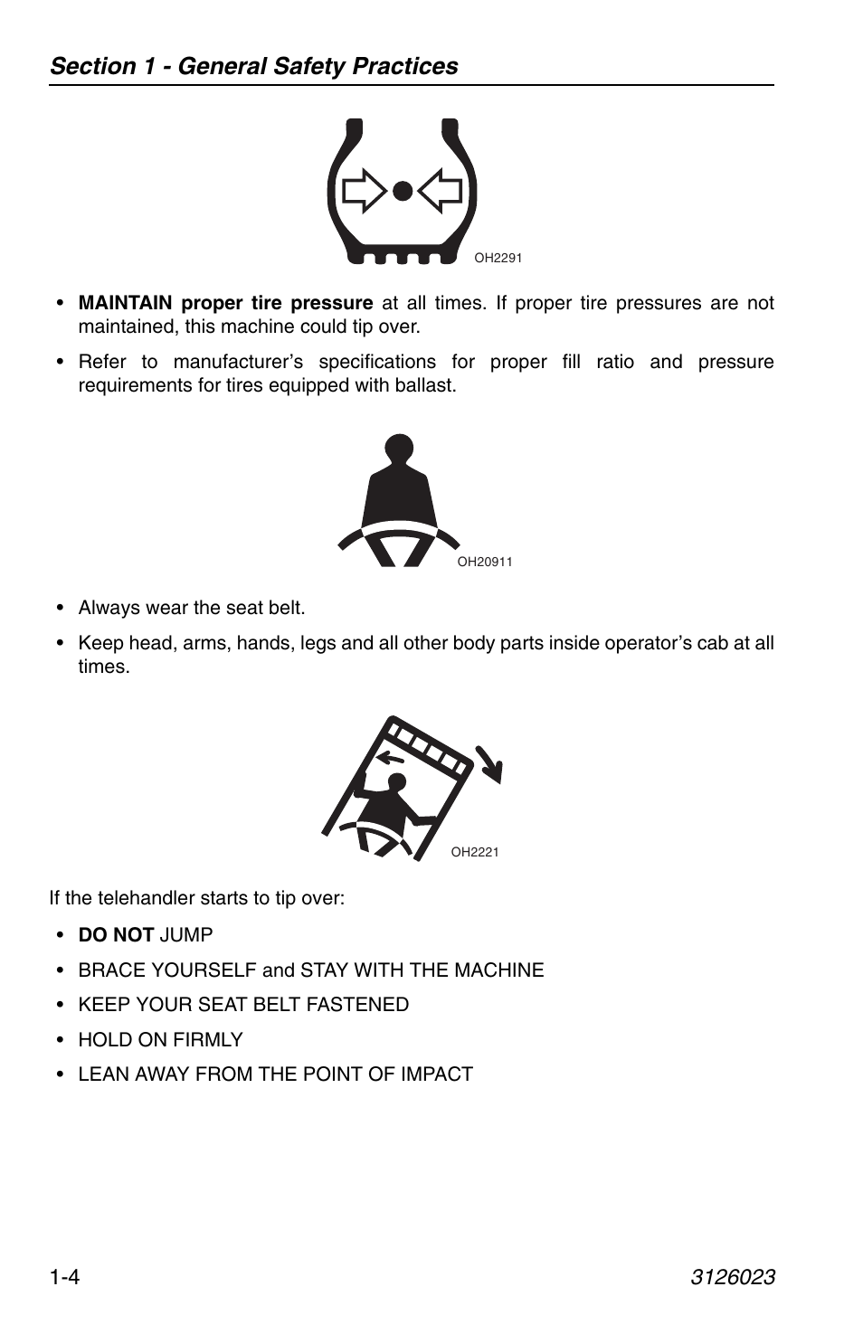 JLG 266 LoPro Operator Manual User Manual | Page 14 / 140