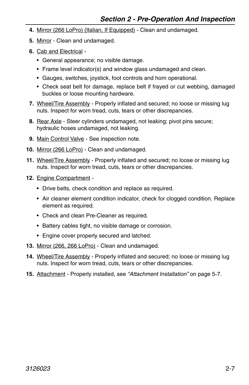 JLG 266 LoPro Operator Manual User Manual | Page 31 / 140