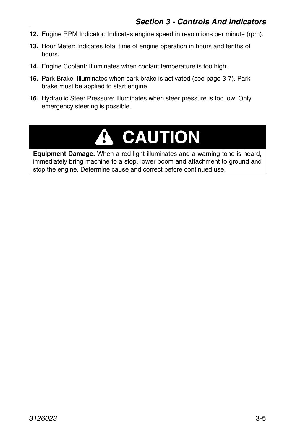 Caution | JLG 266 LoPro Operator Manual User Manual | Page 39 / 140