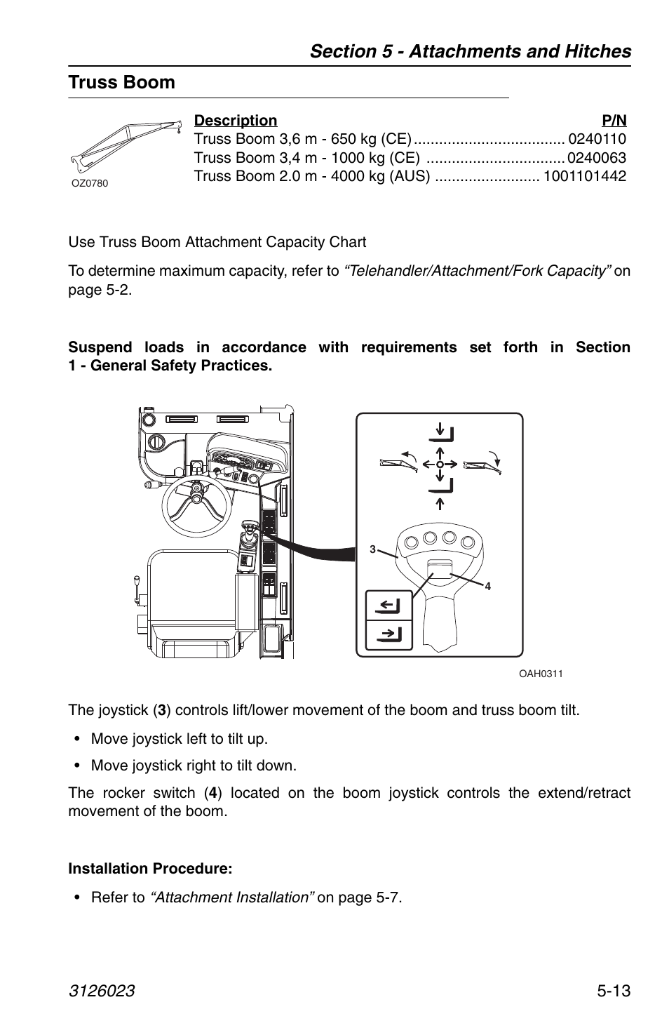 Truss boom, Truss boom -13 | JLG 266 LoPro Operator Manual User Manual | Page 85 / 140