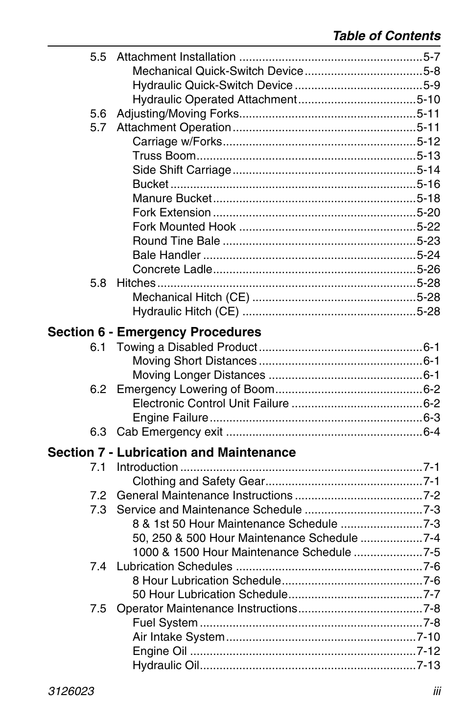 JLG 266 LoPro Operator Manual User Manual | Page 9 / 140