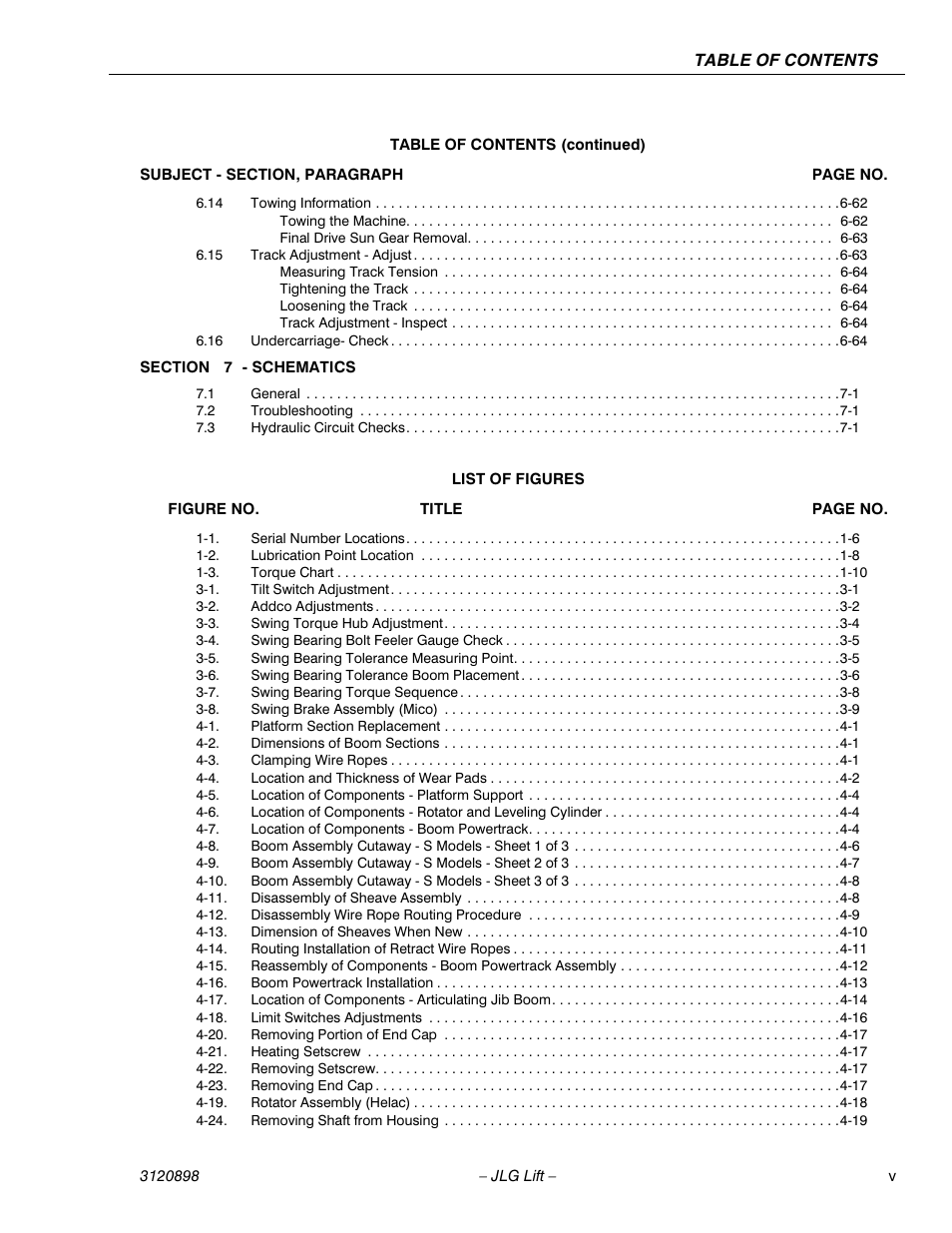 JLG 600SC_660SJC Service Manual User Manual | Page 9 / 186