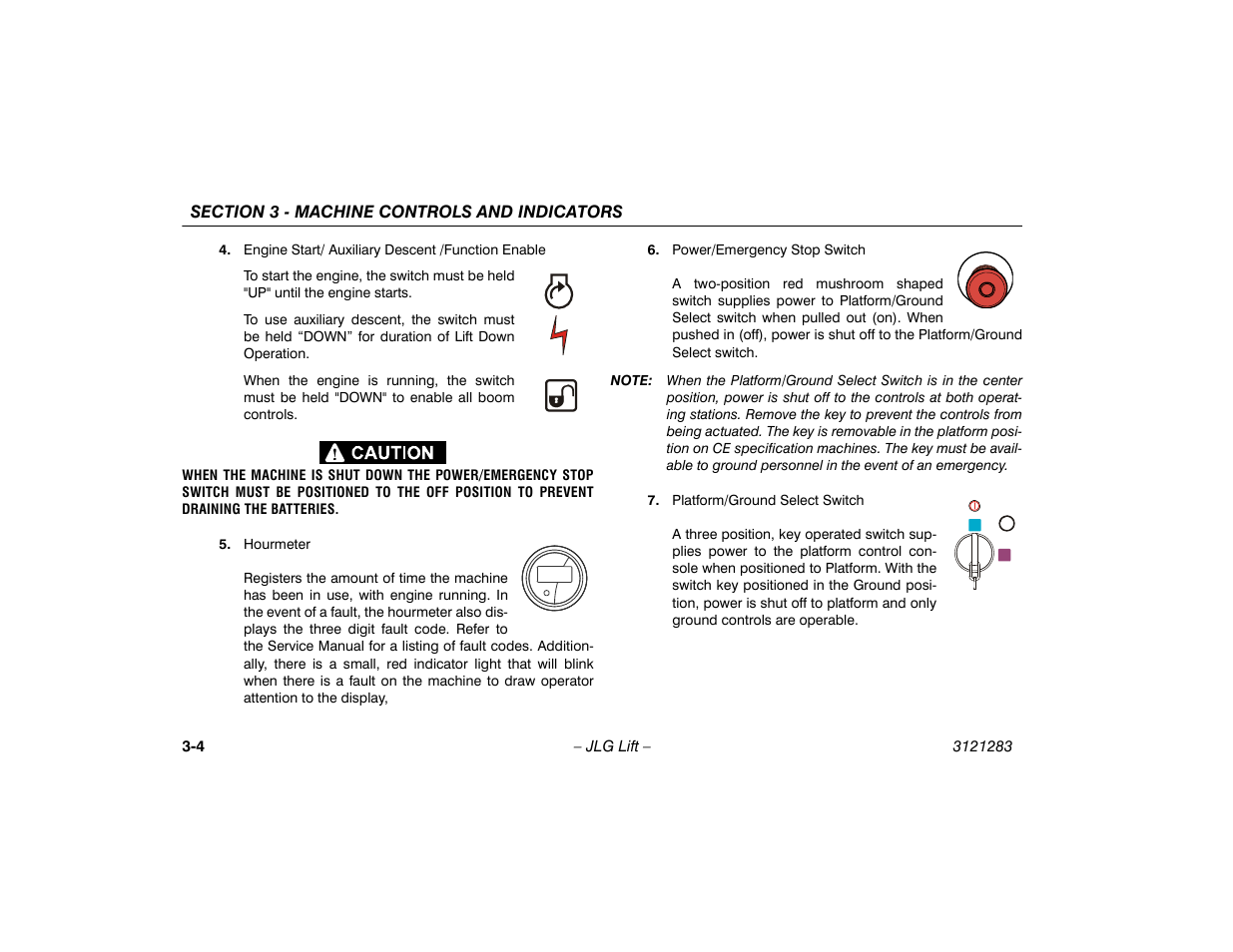 JLG 18RS Operator Manual User Manual | Page 34 / 92