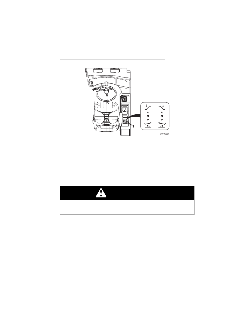 Outrigger joysticks (g10-43a), Outrigger joysticks (g10-43a) -15, Warning | JLG G10-43A (0160005444 & After) Operator Manual User Manual | Page 57 / 170