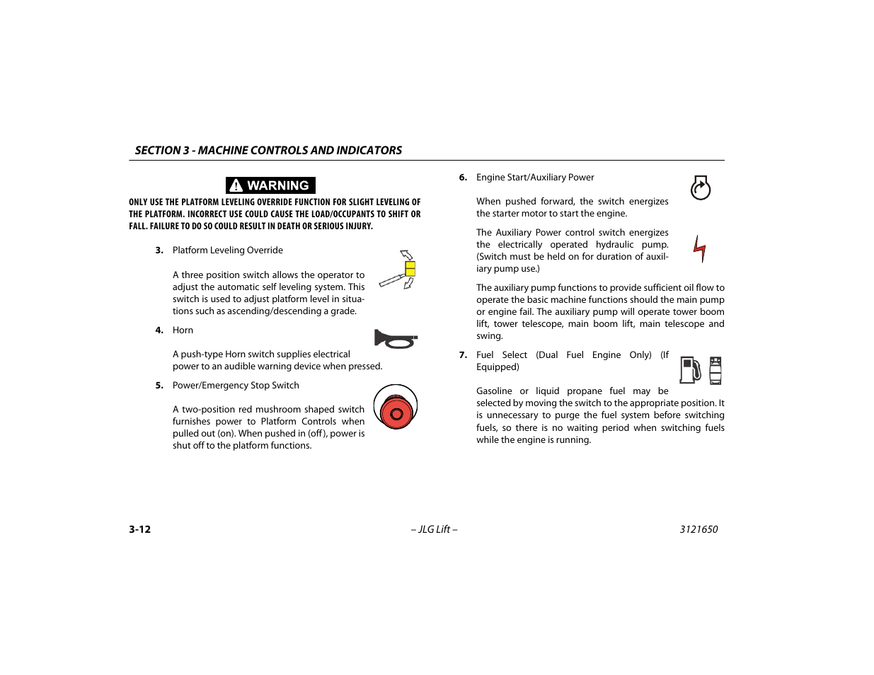 JLG 740AJ ANSI Operator Manual User Manual | Page 58 / 130