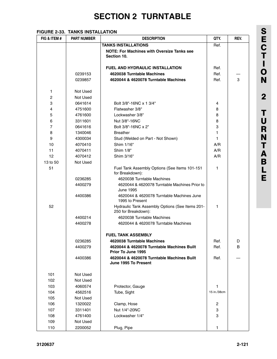 JLG 110HXER ANSI Parts Manual User Manual | Page 157 / 354