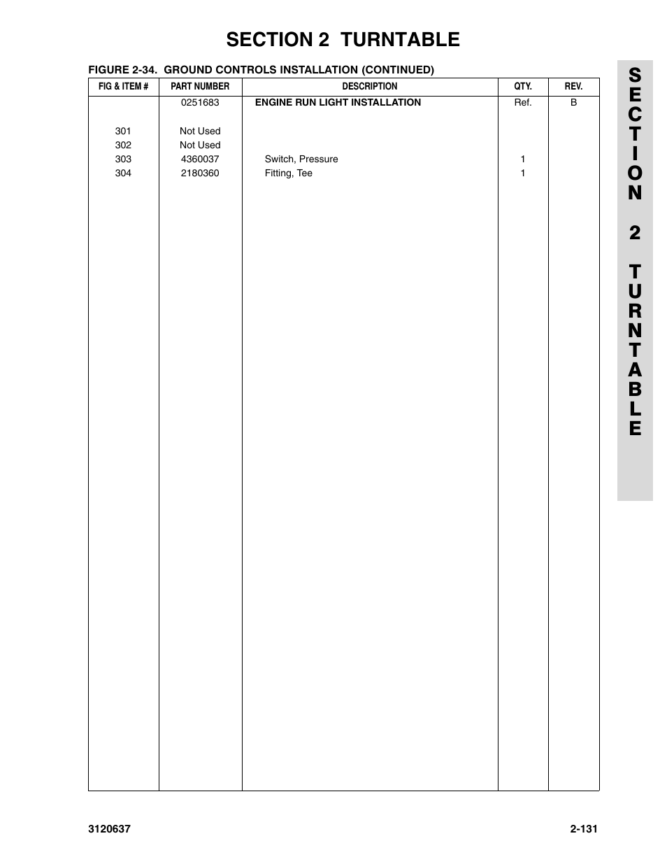 JLG 110HXER ANSI Parts Manual User Manual | Page 167 / 354