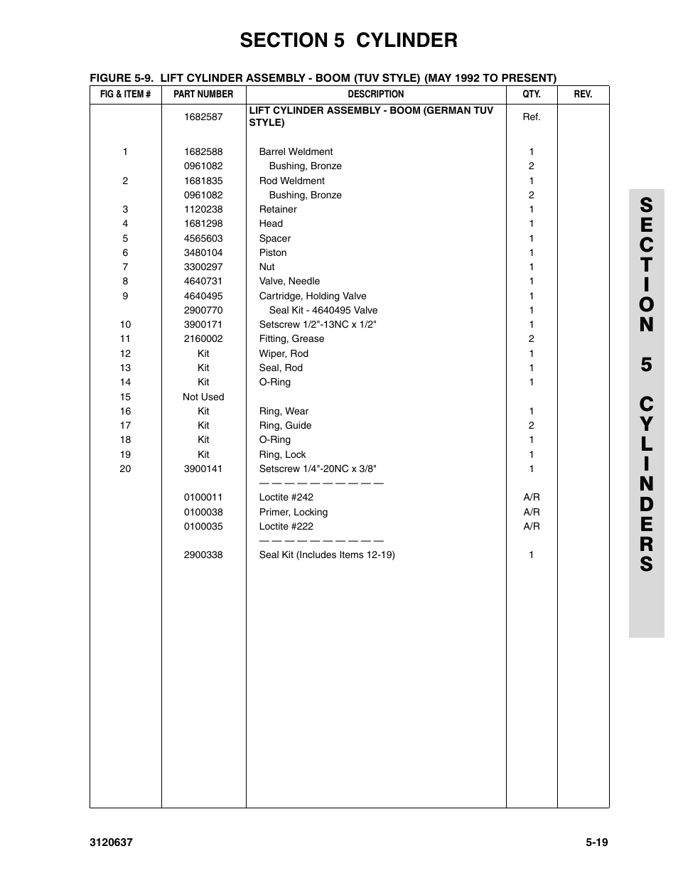 JLG 110HXER ANSI Parts Manual User Manual | Page 257 / 354