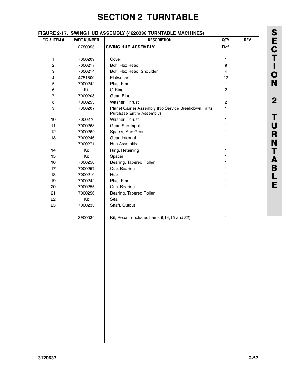 JLG 110HXER ANSI Parts Manual User Manual | Page 93 / 354