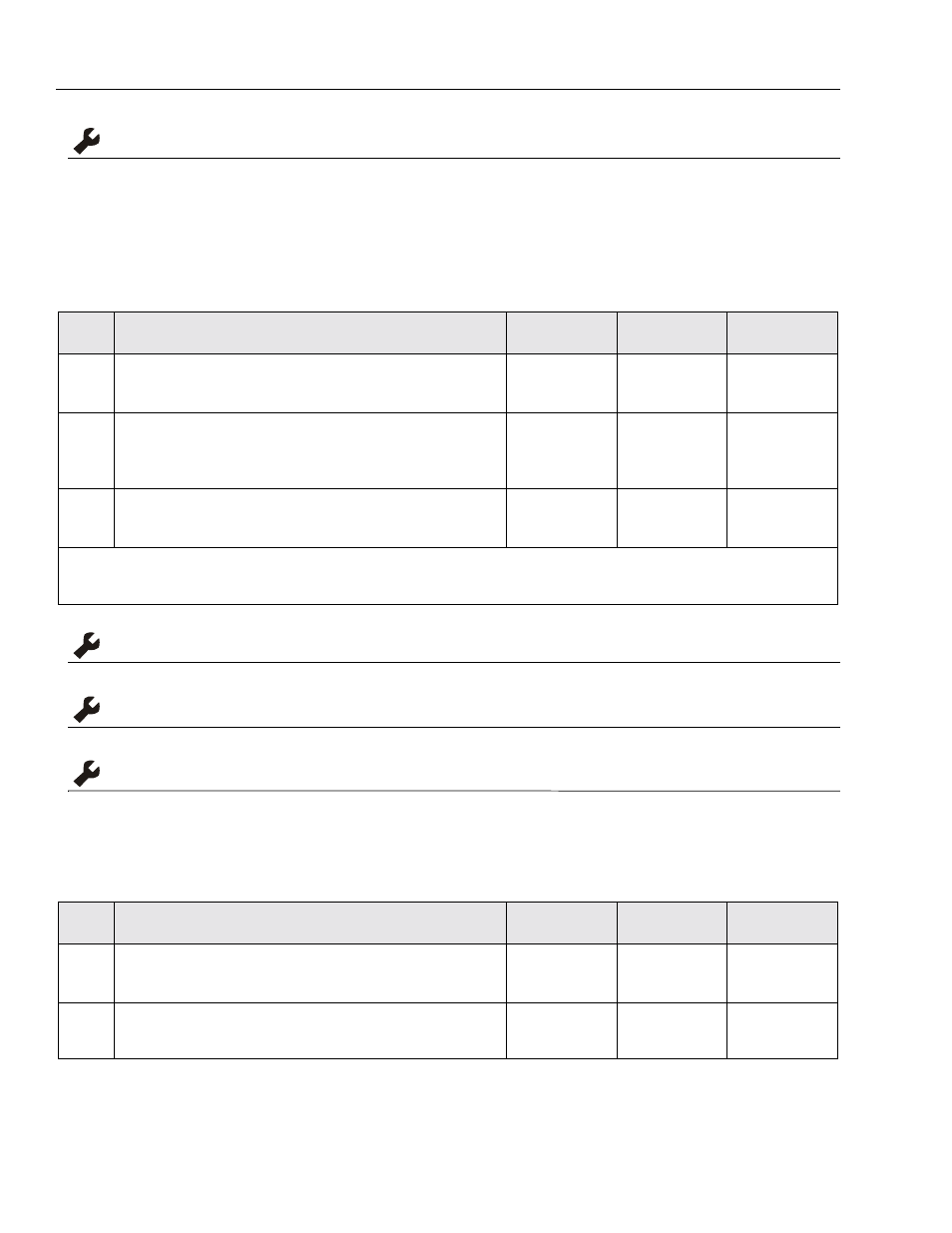 Code 04 - tilt condition, Code 05 - reserved, Code 06 - reserved | Code 07- left drive motor - disconnected, Code 04 - tilt condition -14, Code 07 - left drive motor - disconnected -14, See table 6-9, See table 6-10 | JLG DVSP Series Service Manual User Manual | Page 128 / 164