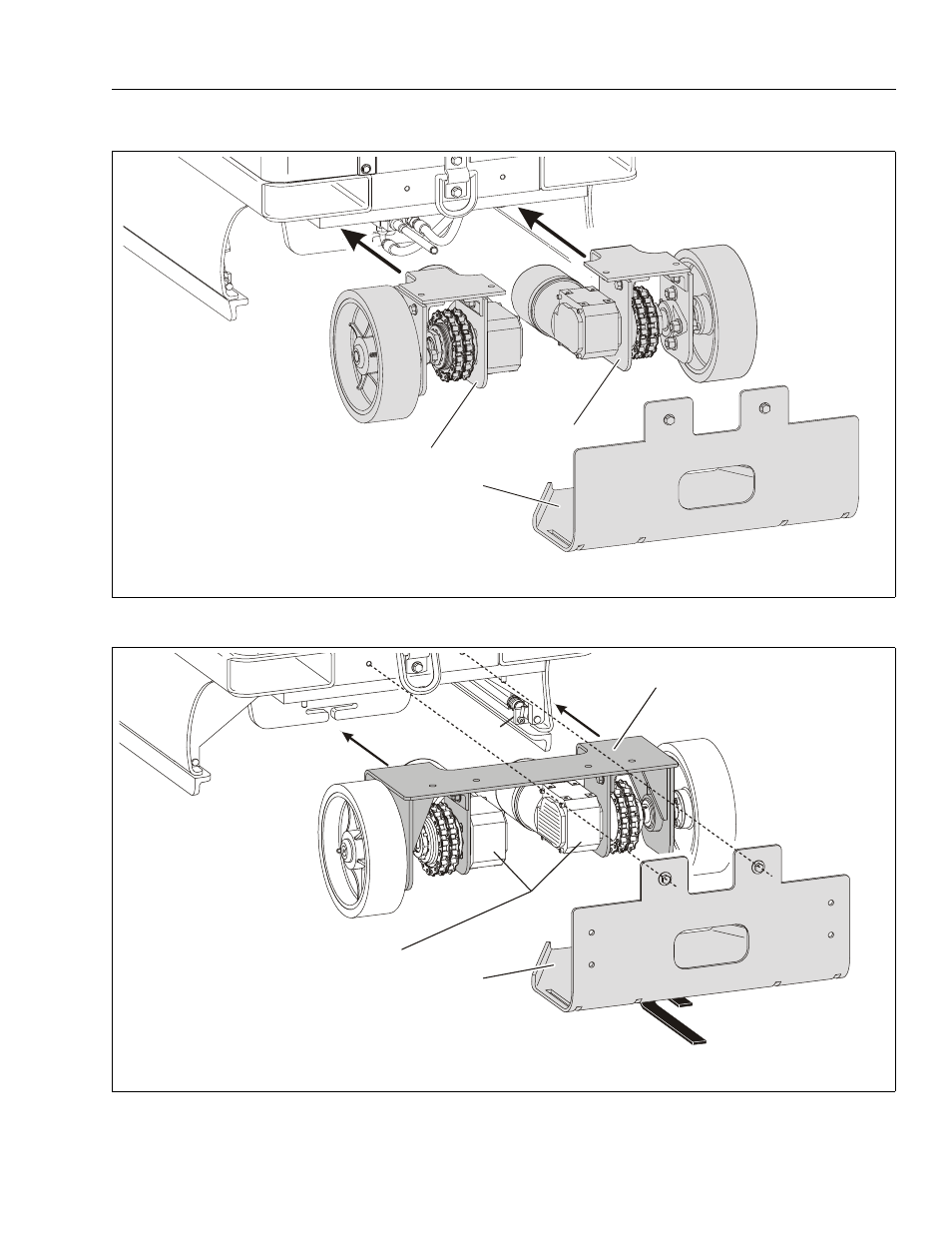 Drive motor assembly components. (machines built | JLG DVSP Series Service Manual User Manual | Page 37 / 164