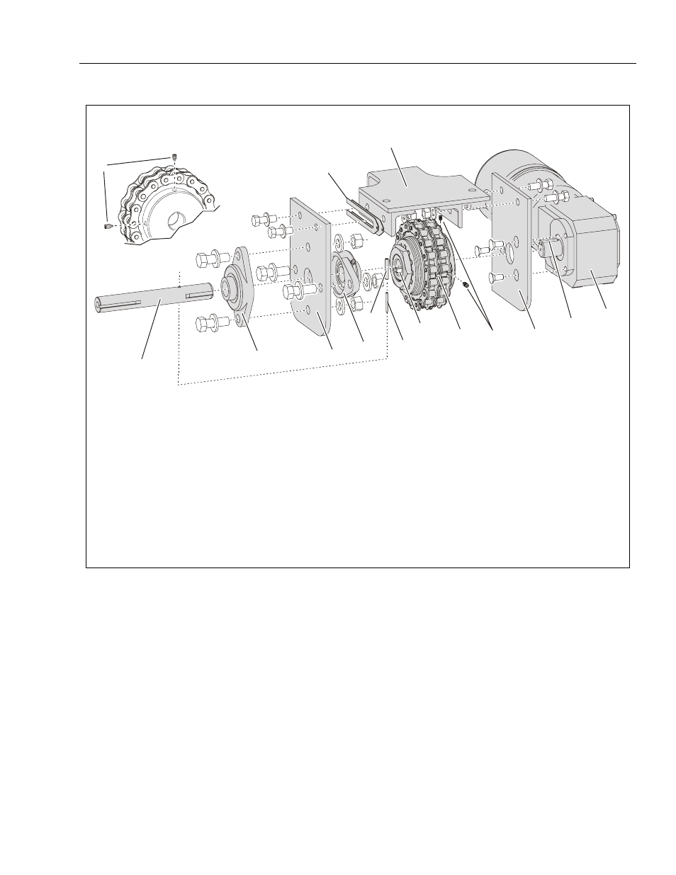 Drive motor component assembly (machines built pri | JLG DVSP Series Service Manual User Manual | Page 39 / 164