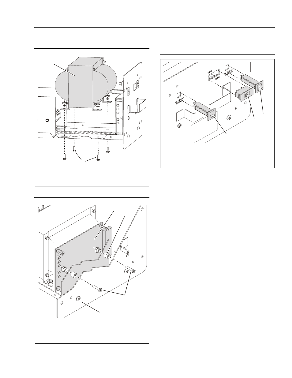 Transformer installation, Printed circuit board installation | JLG DVSP Series Service Manual User Manual | Page 57 / 164