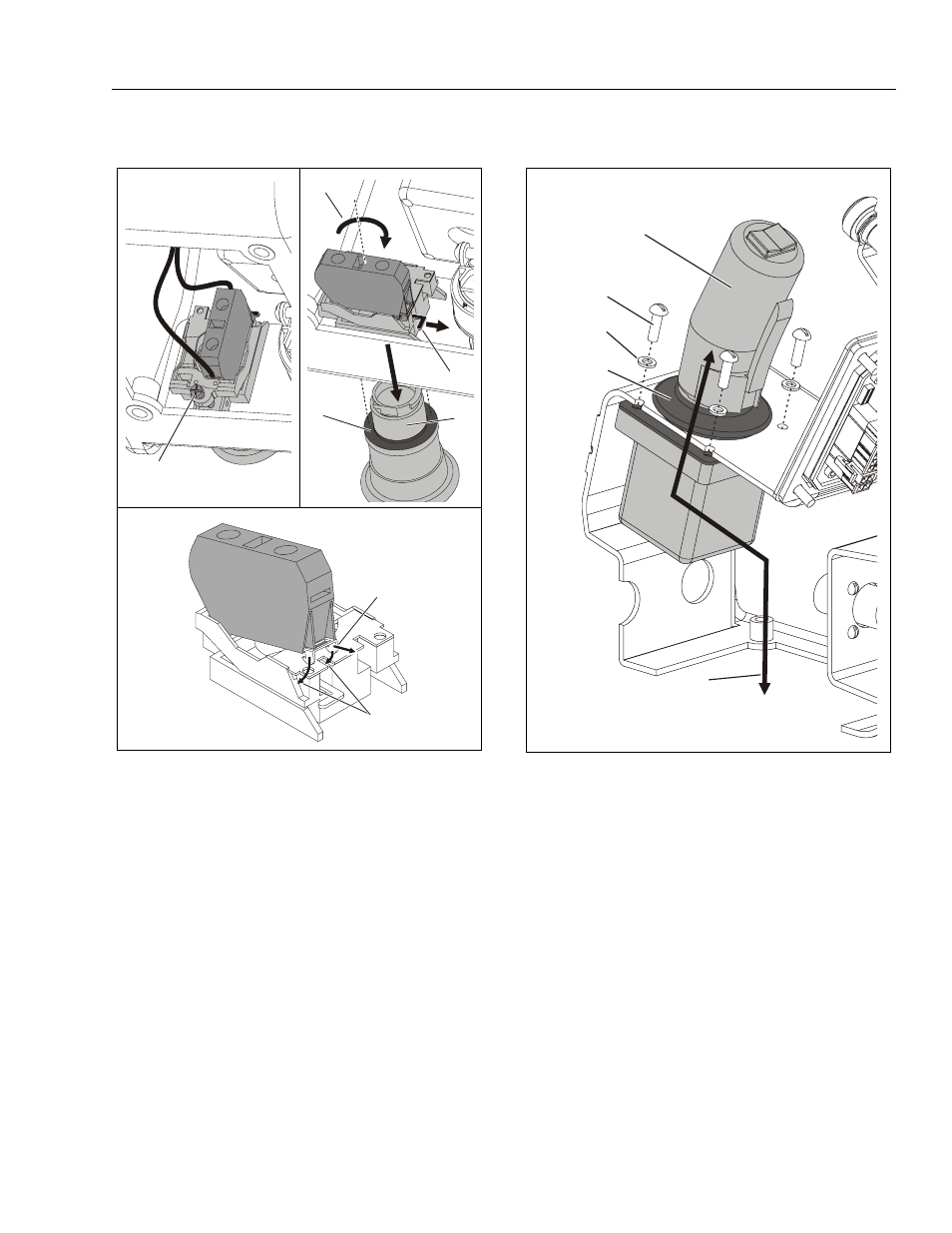 E-stop/shutdown switch - install/remove, Joystick assembly - install/remove | JLG DVSP Series Service Manual User Manual | Page 75 / 164
