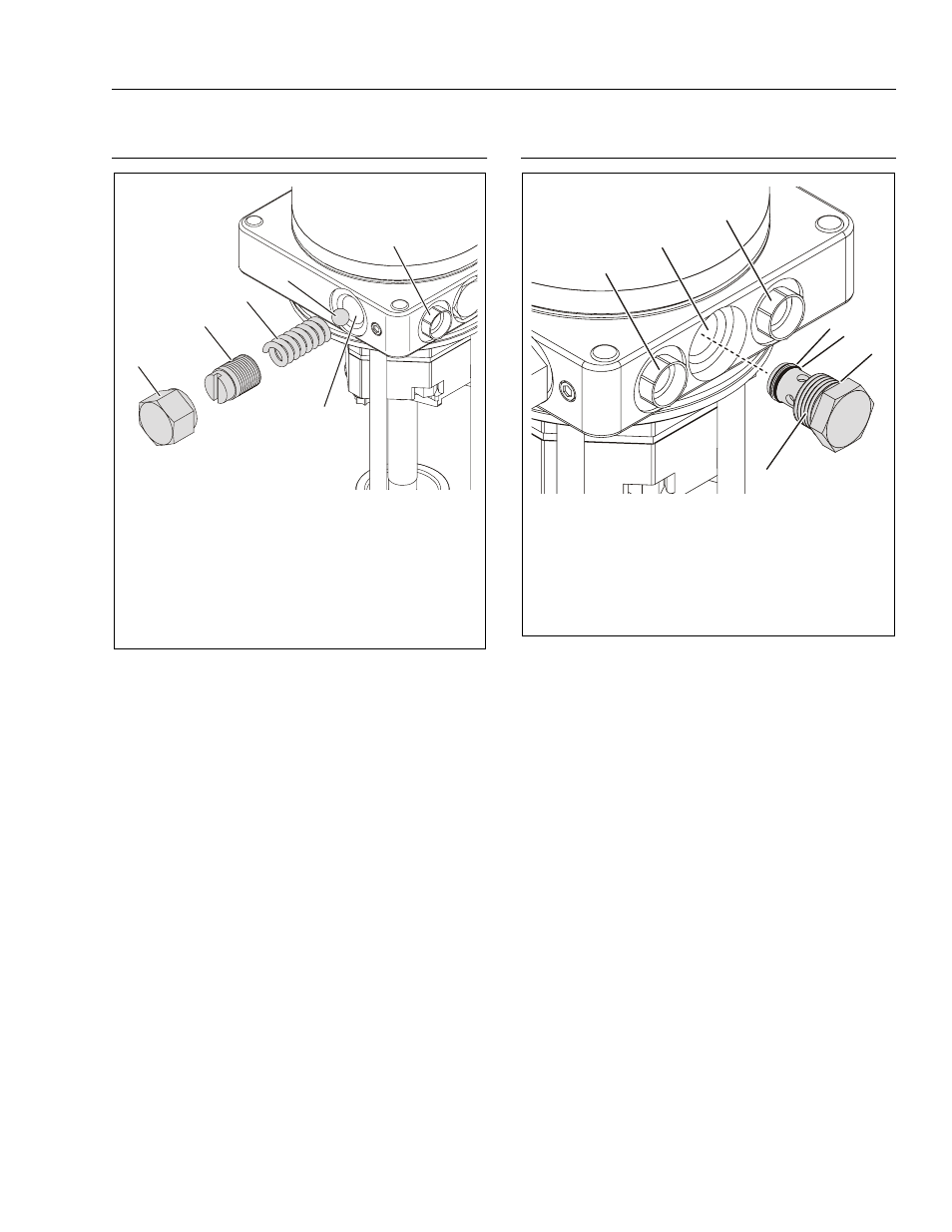 Pressure adjust valve installation, Pressure check valve installation | JLG DVSP Series Service Manual User Manual | Page 83 / 164